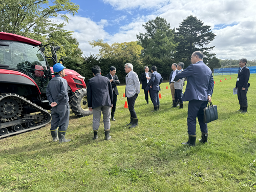 スマート農業についての取り組みの見学（2024年9月）