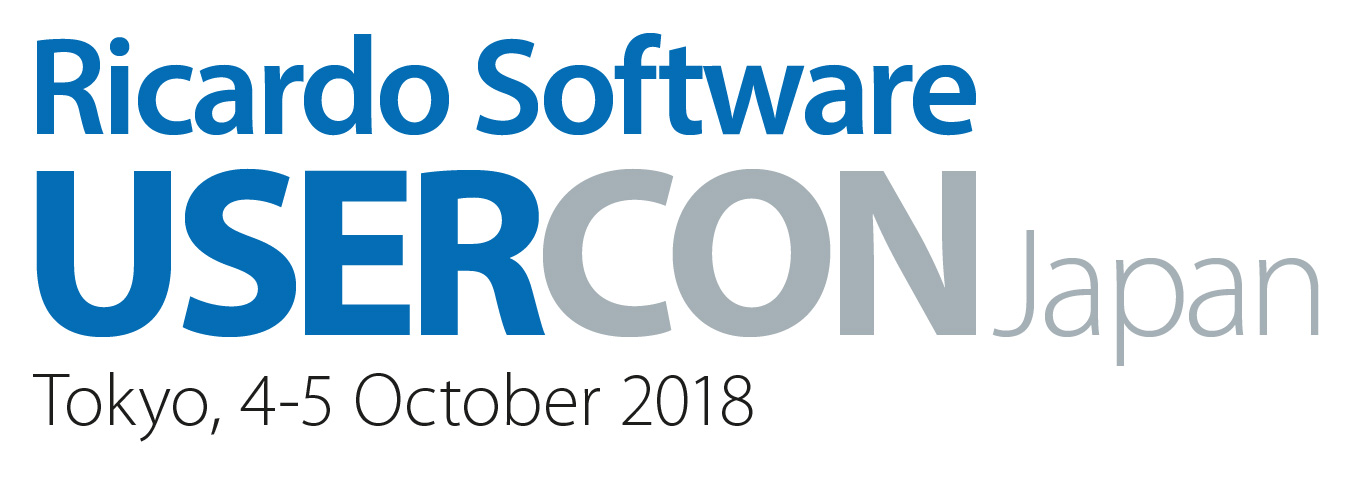 Ricardo Japan User Conference 2018 (Ricardo JUC 2018) 機械系