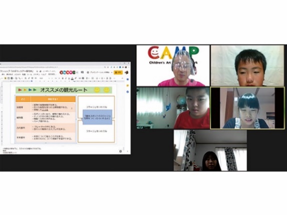 おうちCAMPワークショップ『まぼろしツアー案内所』2