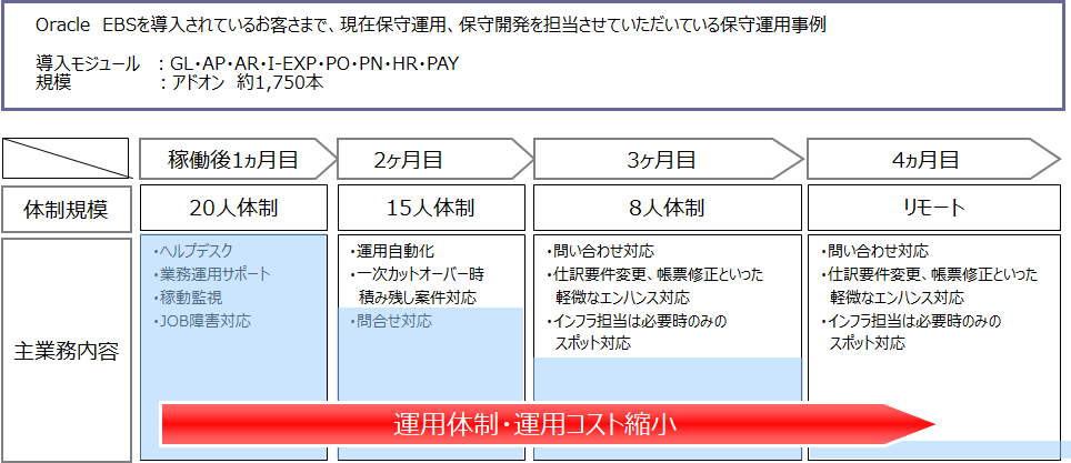 Oracle EBS 保守・運用サービス