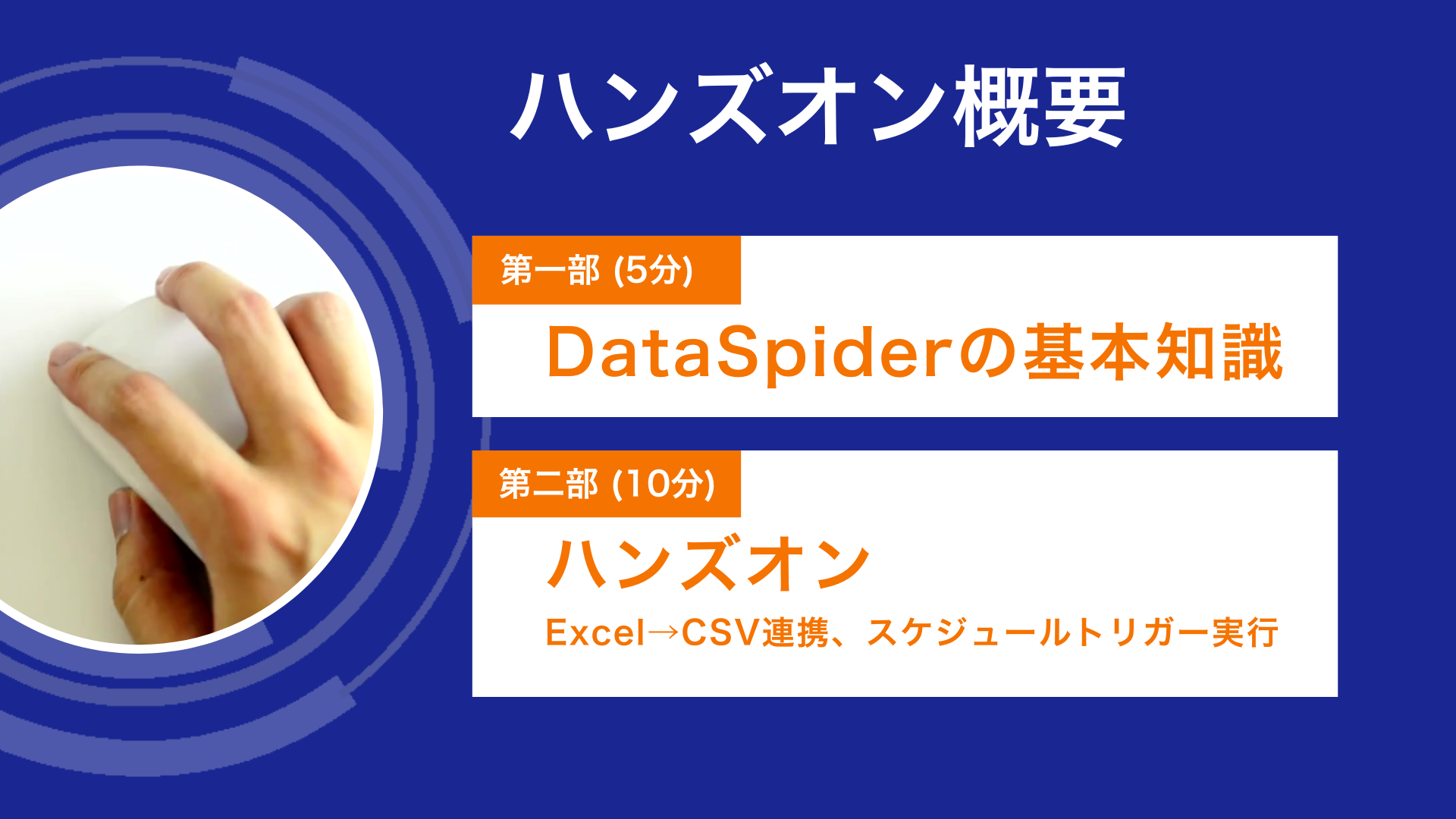 DataSpiderハンズオンイメージ