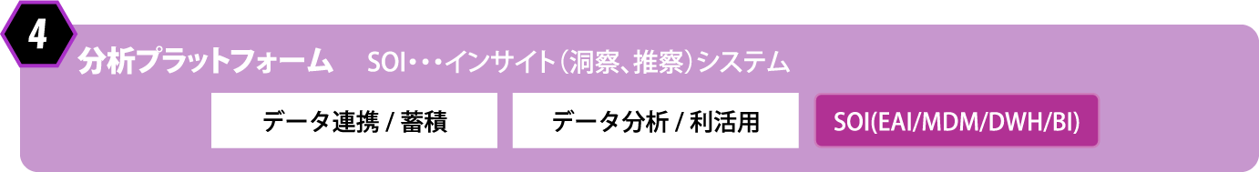 分析プラットフォームの図