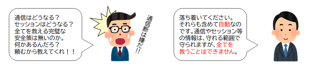 ユーザーの不安に答える