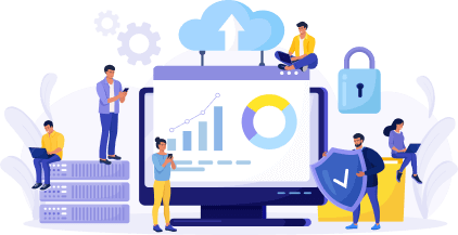 セキュリティソリューションを提供しているイメージ