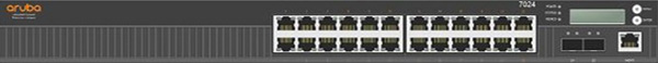 製品写真：HPE Aruba Networking 7024（JW685A）