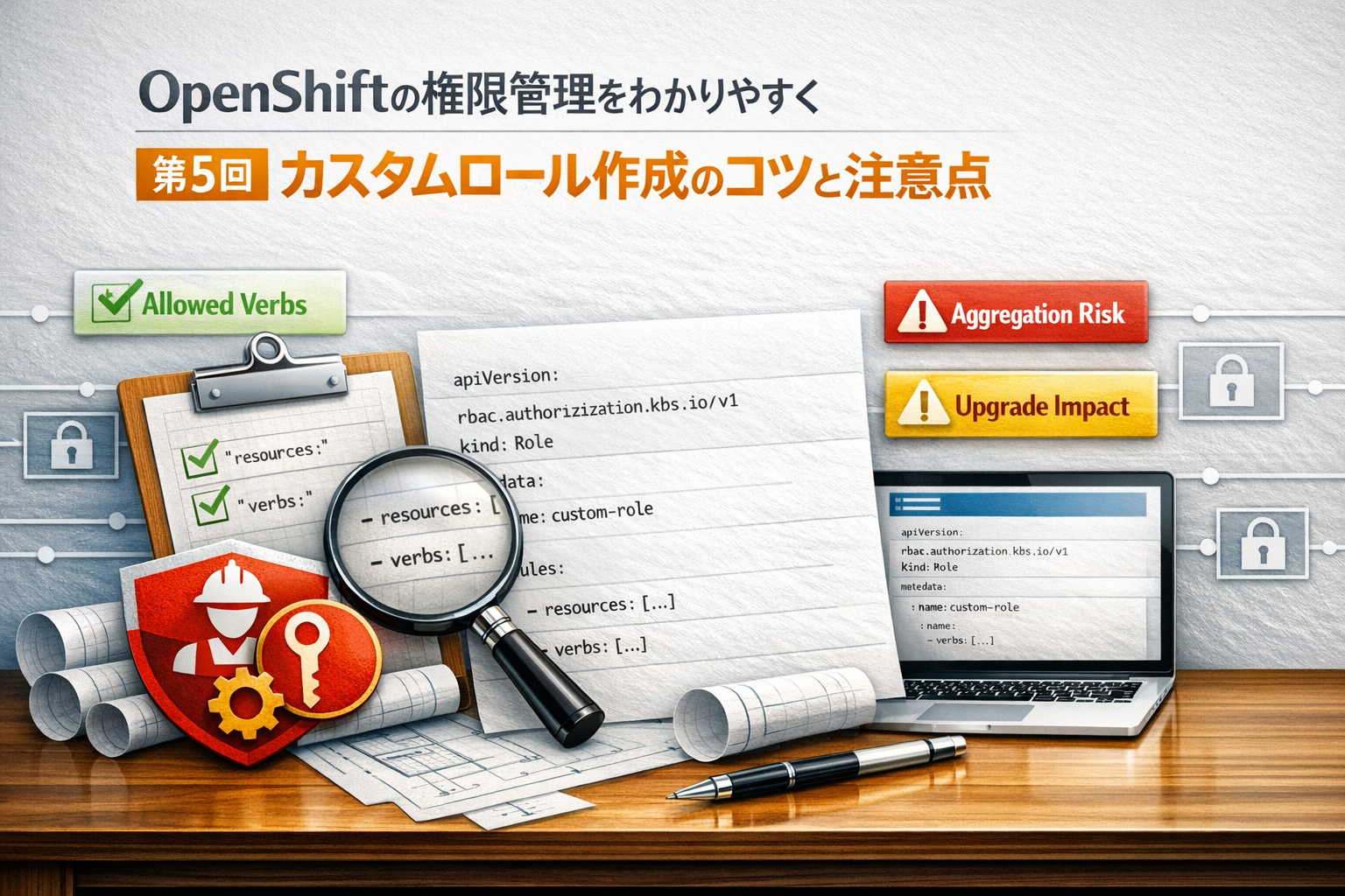 OpenShiftの権限管理をわかりやすく　第5回 カスタムロール作成のコツと注意点