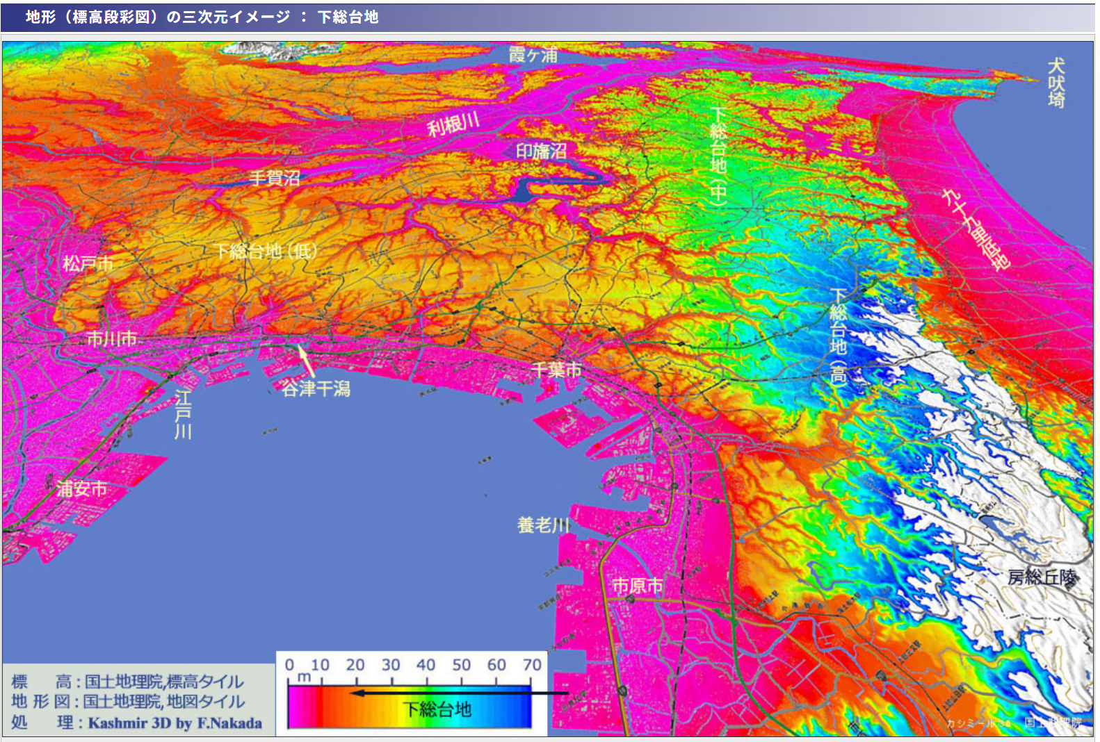 地質情報ポータルサイトより引用 下総台地（2025年7月時点：当社調べ）