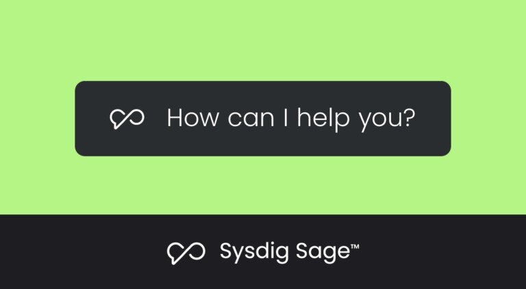 Sysdig Sage™ による AI 駆動型 CNAPP