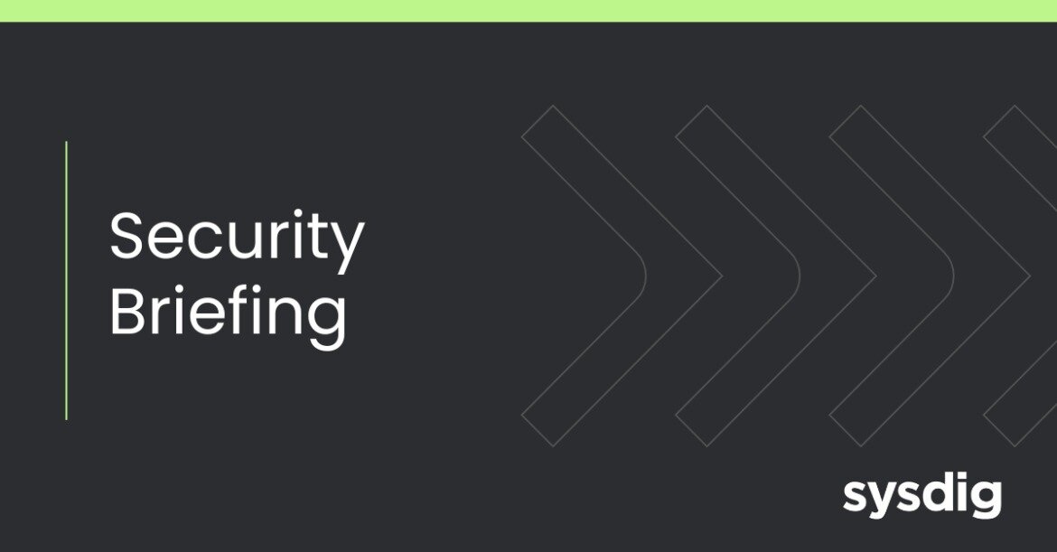 Sysdig セキュリティブリーフィング：2025年10月