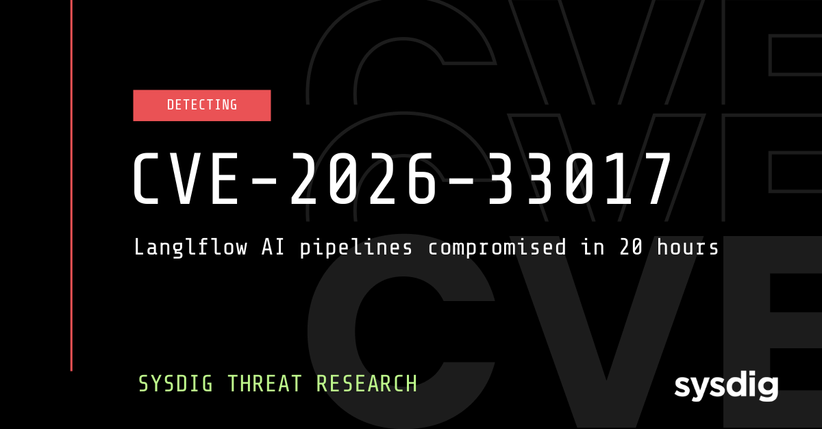 CVE-2026-33017：攻撃者が20時間でLangflowのAIパイプラインを侵害した方法