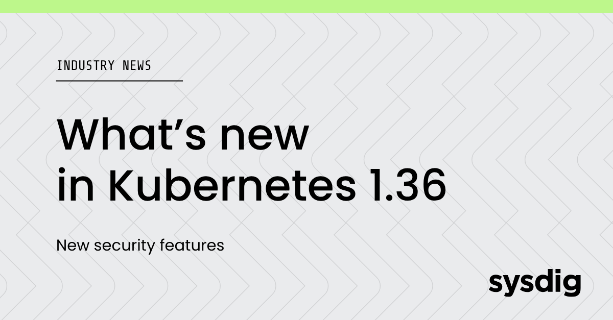 Kubernetes 1.36 - 新しいセキュリティ機能